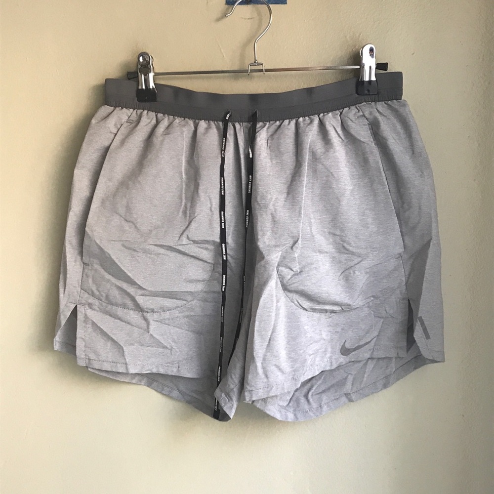 Nike Mens Dri-Fit Flex Stride Brief Lined Running Short Grey DQ1569-068 Size: S